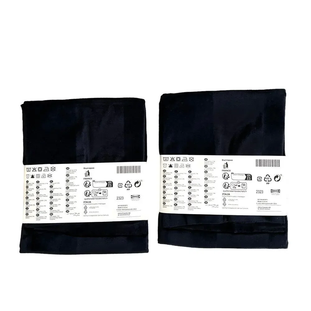 IKEA PIPRANKA Dark Navy Striped 20